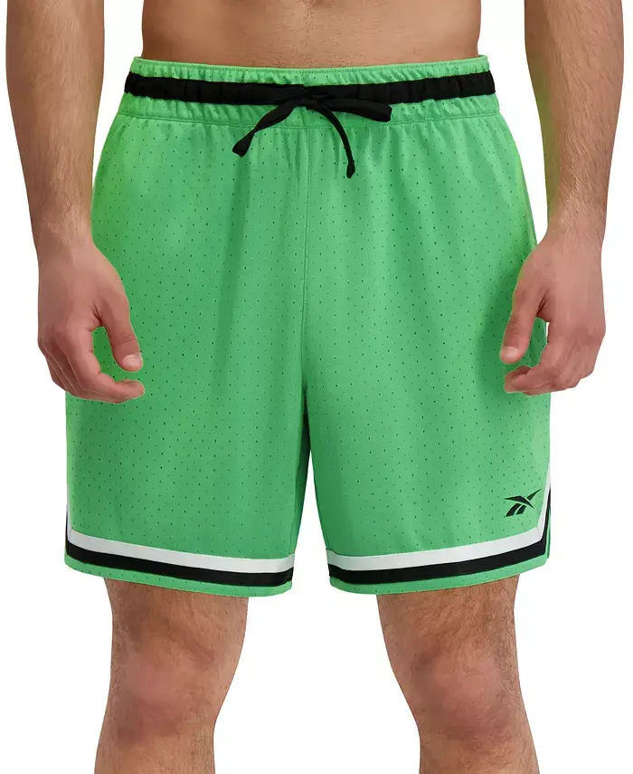 Мужские баскетбольные шорты 9" из сетки Reebok, зеленый
Мужские баскетбольные шорты 9" из сетки Reebok, зеленый