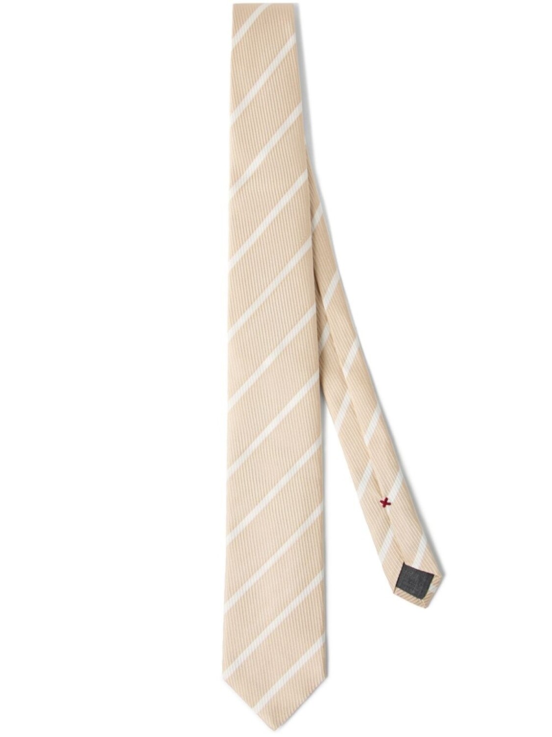 Brunello Cucinelli галстук в полоску, нейтральный
Brunello Cucinelli галстук в полоску, нейтральный