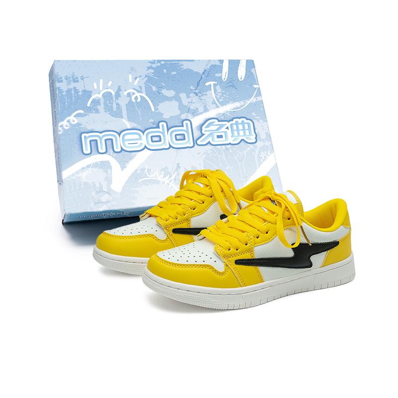 Medd Нескользящие легкие низкие скейтерские кроссовки унисекс белый черный желтый, цвет White Black Yellow
Medd Нескользящие легкие низкие скейтерские кроссовки унисекс белый черный желтый, цвет White Black Yellow