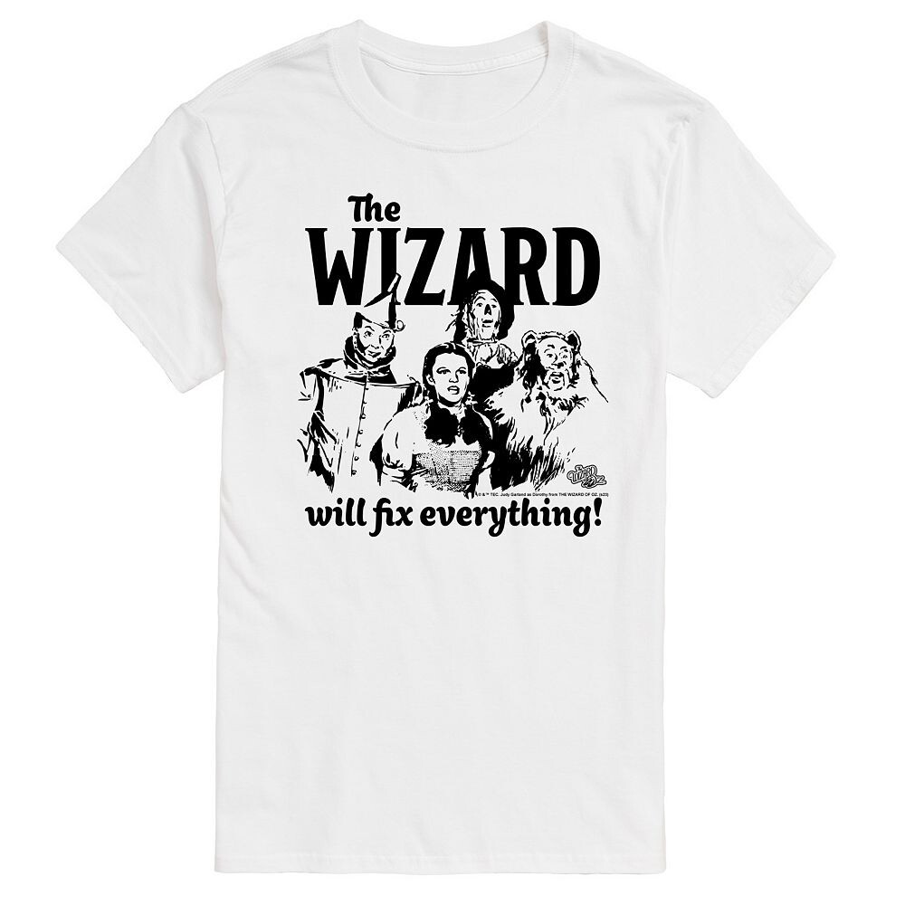 Мужская футболка с рисунком Wizard Of Oz Wizard Will Fix Everything Licensed Character, белый
Мужская футболка с рисунком Wizard Of Oz Wizard Will Fix Everything Licensed Character, белый