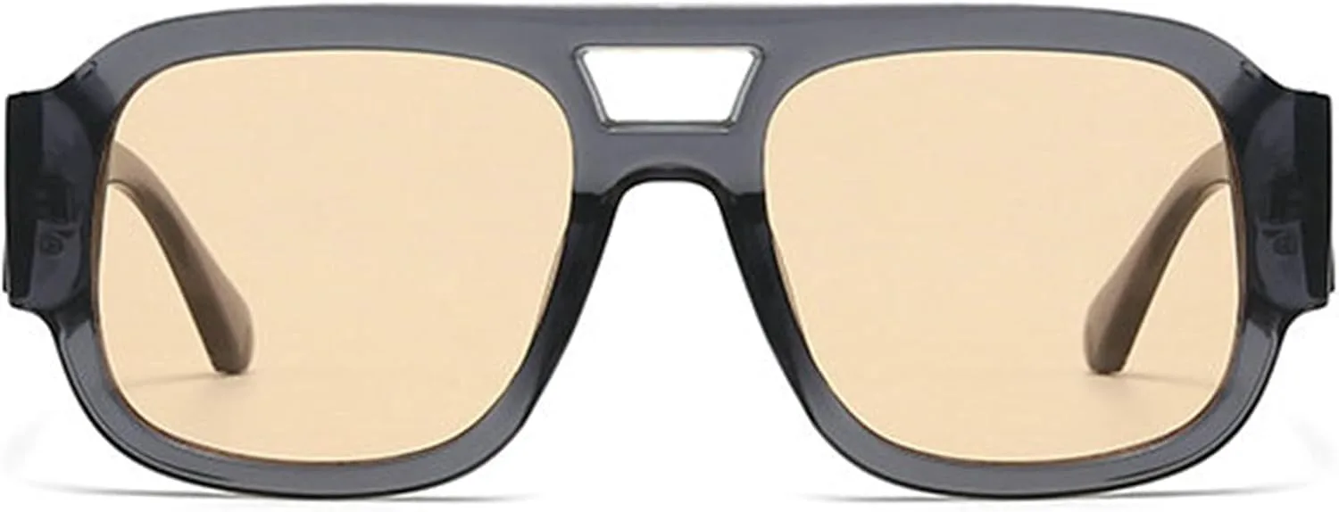 Солнцезащитные очки Willochra Retro Square Pilot для женщин и мужчин в винтажном стиле 70-х годов, модные, с плоской верхней частью, увеличенного размера, C10
Солнцезащитные очки Willochra Retro Square Pilot для женщин и мужчин в винтажном стиле 70-х годов, модные, с плоской верхней частью, увеличенного размера, C10