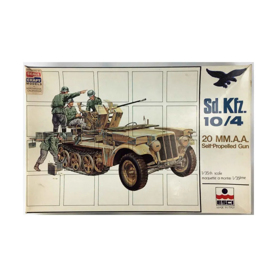 Сд. Кфз. 10/4 20 ММ.А.А. Самоходная пушка, Historical Military Models (1:35) (ESCI)
Сд. Кфз. 10/4 20 ММ.А.А. Самоходная пушка, Historical Military Models (1:35) (ESCI)
