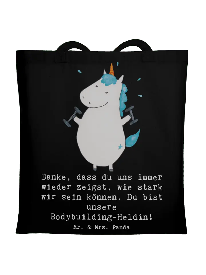 Сумка для переноски Mr & Mrs Panda Bodybuilding Trainerin, черный
Сумка для переноски Mr & Mrs Panda Bodybuilding Trainerin, черный