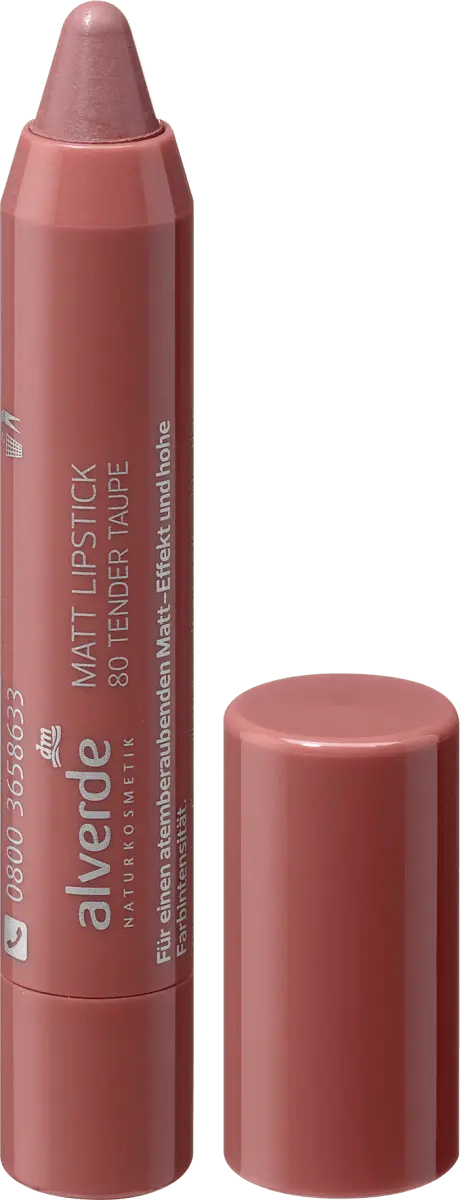 Lippenstift Matt 80 Tender Taupe 3,7 г alverde NATURKOSMETIK
Lippenstift Matt 80 Tender Taupe 3,7 г alverde NATURKOSMETIK