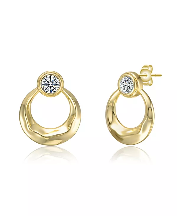 Серьги-Кольца с кубическим цирконием, покрытые 14-каратным золотом Rachel Glauber, gold
Серьги-Кольца с кубическим цирконием, покрытые 14-каратным золотом Rachel Glauber, gold