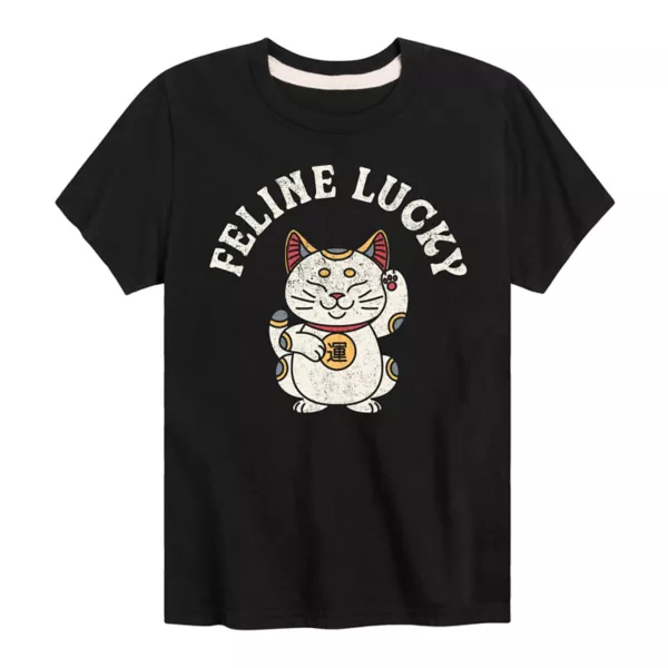 Футболка для мальчиков 8-20 лет с принтом "Feline Lucky" Licensed Character, черный
Футболка для мальчиков 8-20 лет с принтом "Feline Lucky" Licensed Character, черный