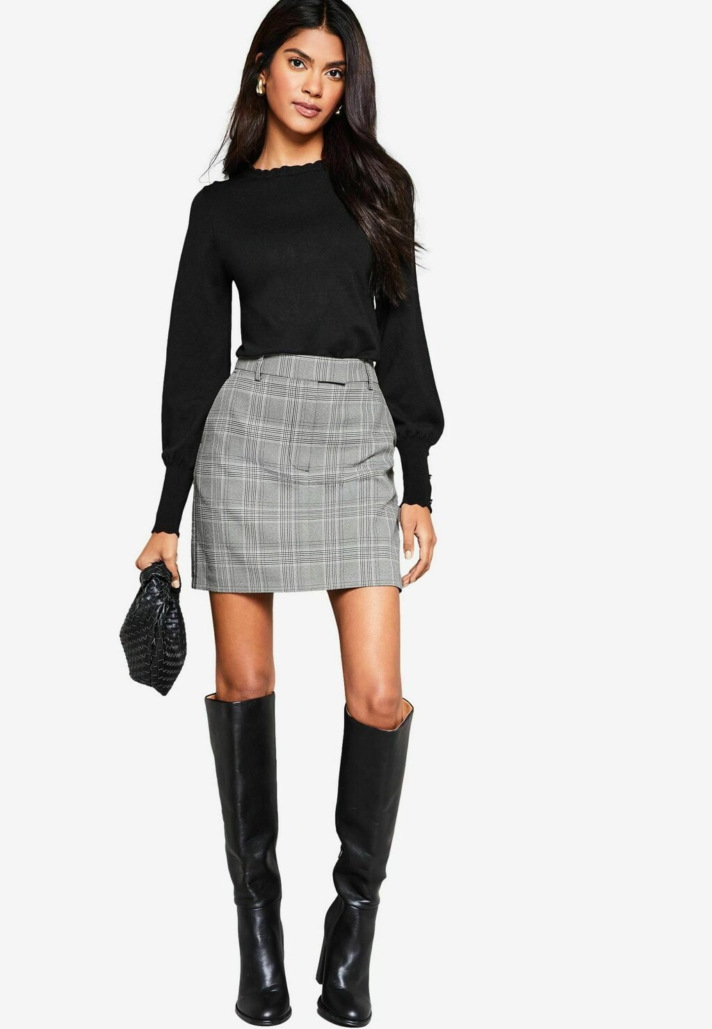 Вязаный свитер Petite Regular Fit Lipsy, антрацит
Вязаный свитер Petite Regular Fit Lipsy, антрацит