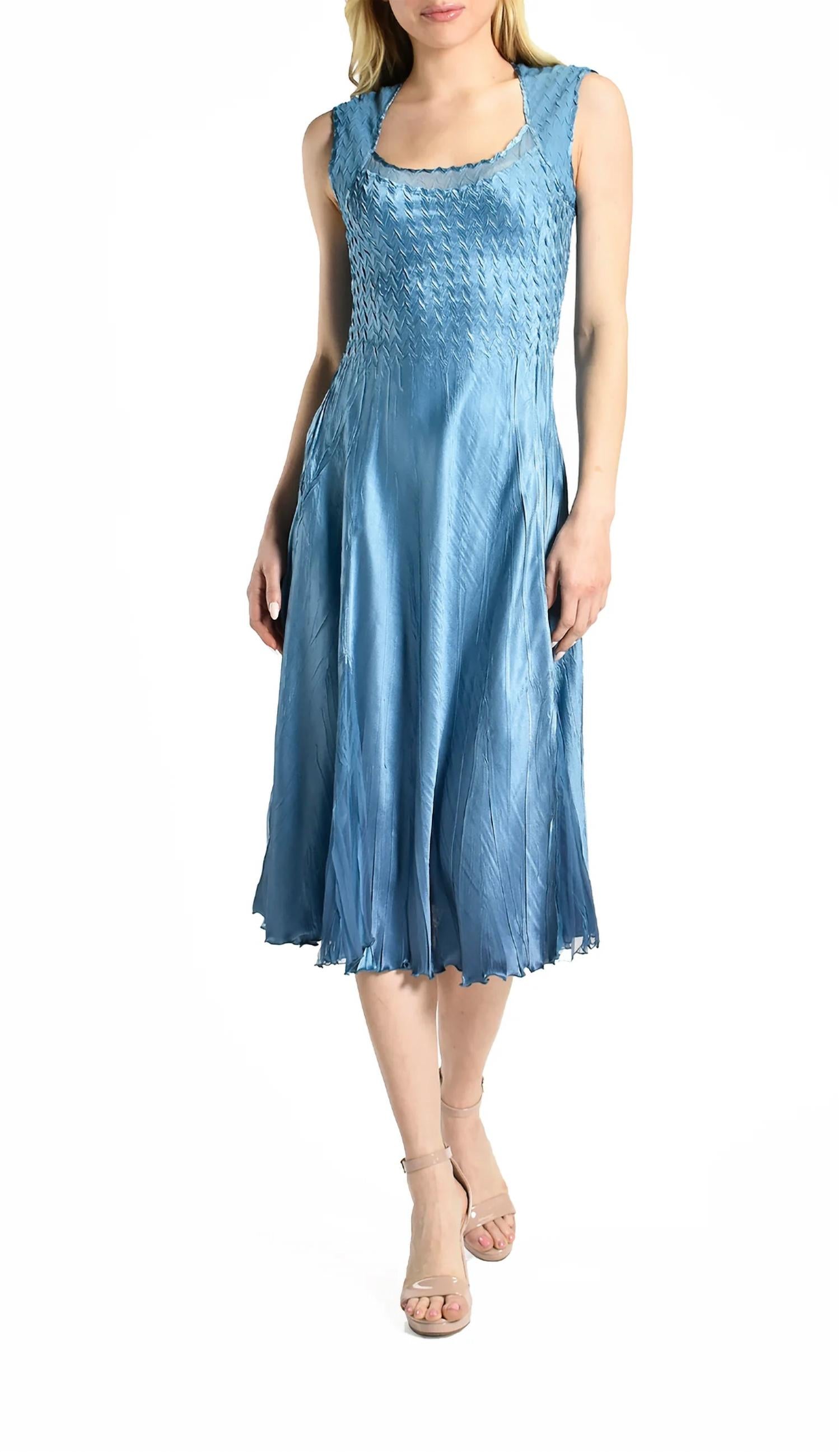 Комплект из 2 предметов: платье/жакет в синем цвете Dusk Night Ombre Komarov 
Комплект из 2 предметов: платье/жакет в синем цвете Dusk Night Ombre Komarov