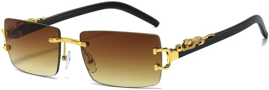 Модные прямоугольные солнцезащитные очки без оправы для женщин, роскошные ретро-солнцезащитные очки без оправы с градиентными линзами для мужчин HVTVTLA, Tea
Модные прямоугольные солнцезащитные очки без оправы для женщин, роскошные ретро-солнцезащитные очки без оправы с градиентными линзами для мужчин HVTVTLA, Tea