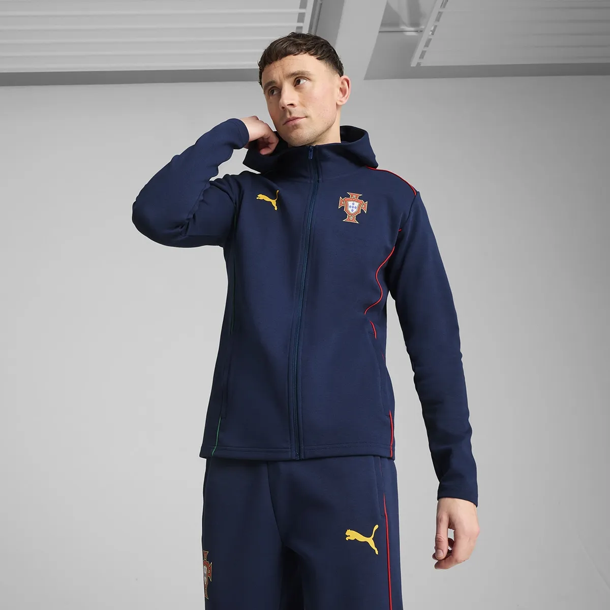 Мужская Португалия Свитшот FPF Puma, синий
Мужская Португалия Свитшот FPF Puma, синий