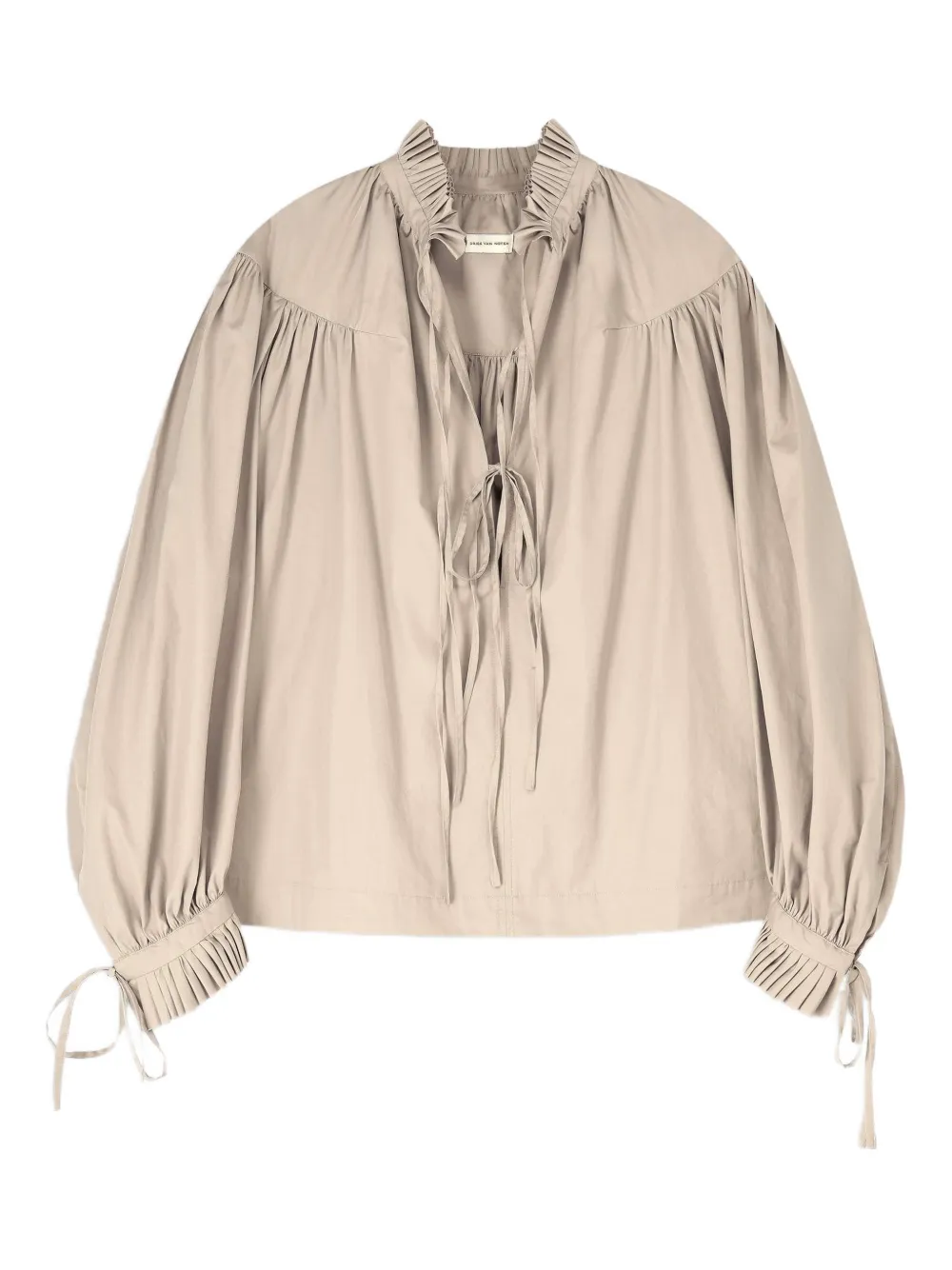 Блузка с оборками DRIES VAN NOTEN, бежевый
Блузка с оборками DRIES VAN NOTEN, бежевый