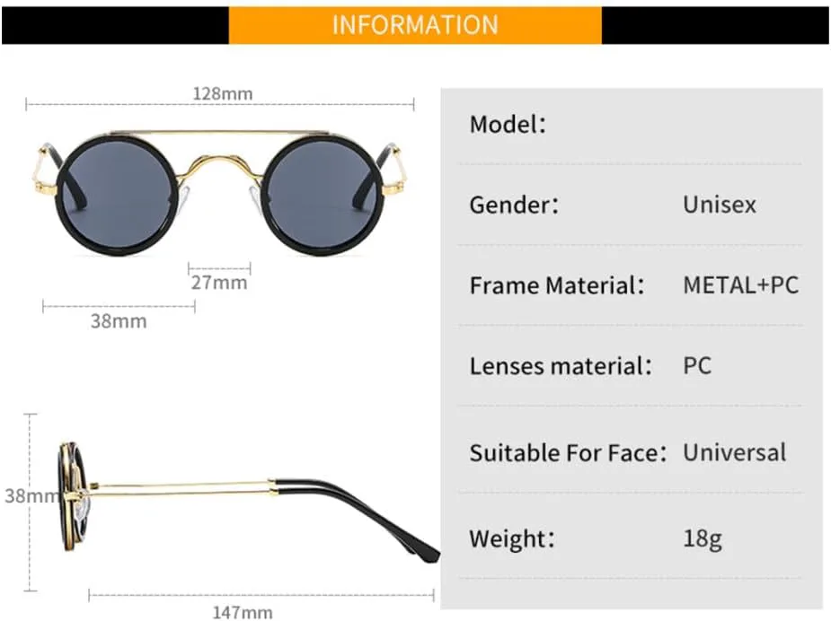 Ретро круглые солнцезащитные очки для женщин, розовые, с защитой от солнца UV400, для мужчин, металлические солнцезащитные очки LANGSER, Transparent Yellow
Ретро круглые солнцезащитные очки для женщин, розовые, с защитой от солнца UV400, для мужчин, металлические солнцезащитные очки LANGSER, Transparent Yellow
