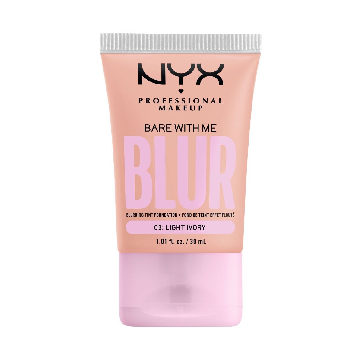 Тональный крем для лица светлого цвета слоновой кости Nyx Professional Makeup Bare With Me Blur Tint, 30 мл
Тональный крем для лица светлого цвета слоновой кости Nyx Professional Makeup Bare With Me Blur Tint, 30 мл