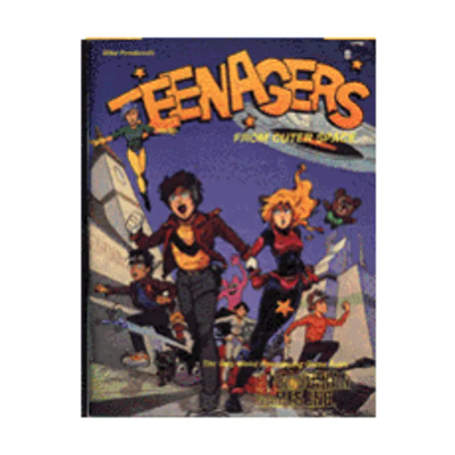 Teenagers From Outer Space (1st Edition), Teenagers From Outer Space (R. Talsorian), мягкая обложка
Teenagers From Outer Space (1st Edition), Teenagers From Outer Space (R. Talsorian), мягкая обложка