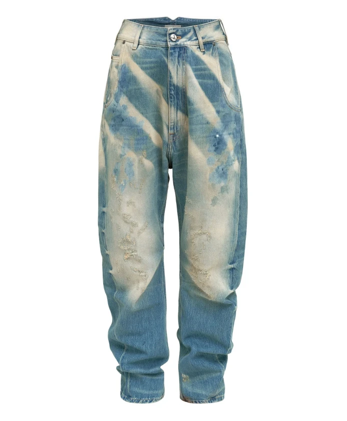 Синие джинсы с пряжкой на спине Vivienne Westwood, синий
Синие джинсы с пряжкой на спине Vivienne Westwood, синий