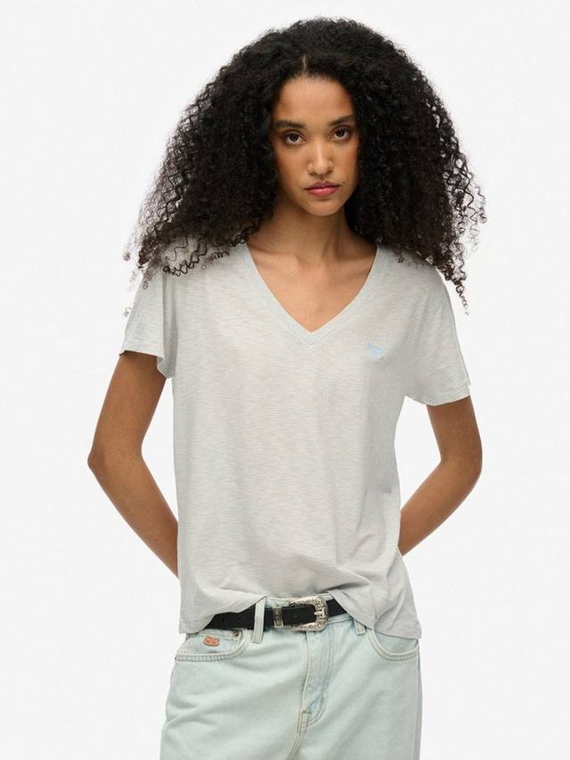 Футболка с вышивкой Studios Slub с V-образным вырезом Superdry, Ashley Blue/Optic
Футболка с вышивкой Studios Slub с V-образным вырезом Superdry, Ashley Blue/Optic