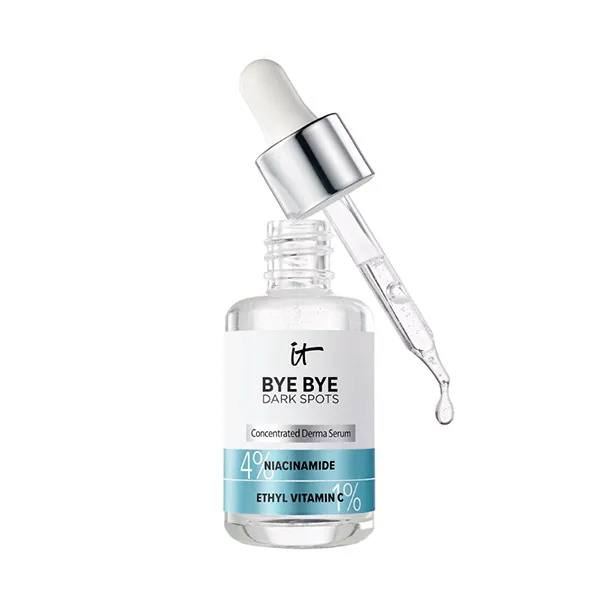Сыворотка, минимизирующая темные пятна Bye Bye Dark Spots Niacinamide Serum It Cosmetics, 30 ml
Сыворотка, минимизирующая темные пятна Bye Bye Dark Spots Niacinamide Serum It Cosmetics, 30 ml