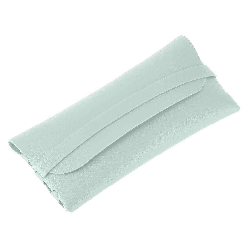 Чехол для очков с тонким горизонтальным ремешком, простой портативный чехол для хранения очков Unique Bargains, синий