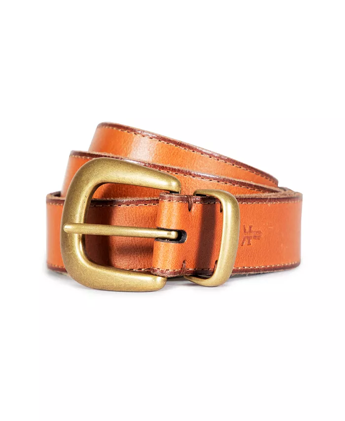 Женский кожаный ремень с металлической фурнитурой Frye, коричневый/бежевый
Женский кожаный ремень с металлической фурнитурой Frye, коричневый/бежевый