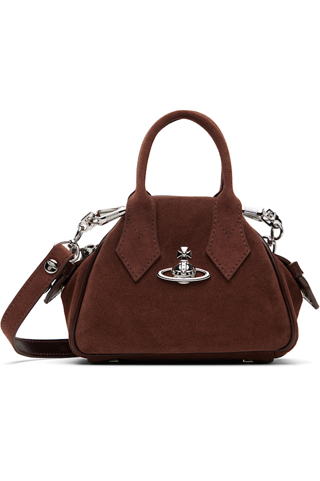 Vivienne Westwood Коричневая мини-сумочка «Ясмин»
Vivienne Westwood Коричневая мини-сумочка «Ясмин»