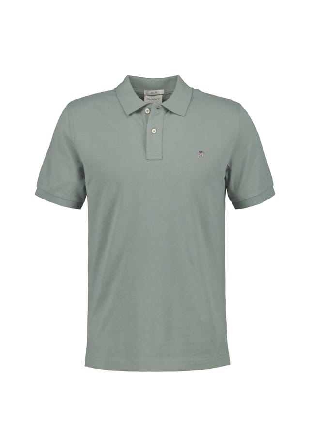 Рубашка поло - поло из тонкого пике с коротким рукавом и планкой на пуговицах с логотипом Gant, зеленый
Рубашка поло - поло из тонкого пике с коротким рукавом и планкой на пуговицах с логотипом Gant, зеленый