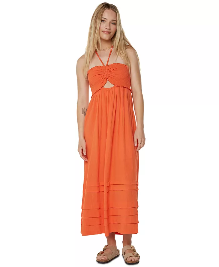 Платье макси без рукавов «Saltwater Sweetness» для юниоров Roxy, оранжевый
Платье макси без рукавов «Saltwater Sweetness» для юниоров Roxy, оранжевый
