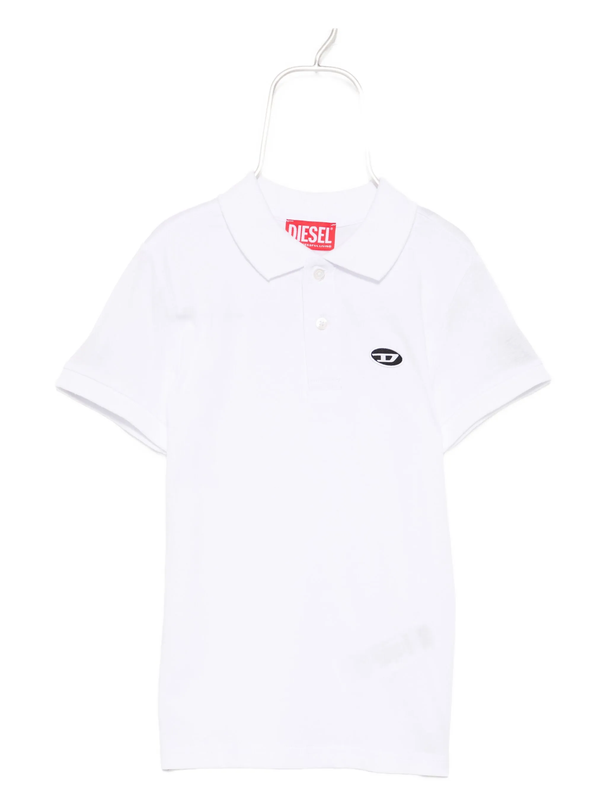Рубашка поло с вышитым логотипом Diesel Kids, белый
Рубашка поло с вышитым логотипом Diesel Kids, белый
