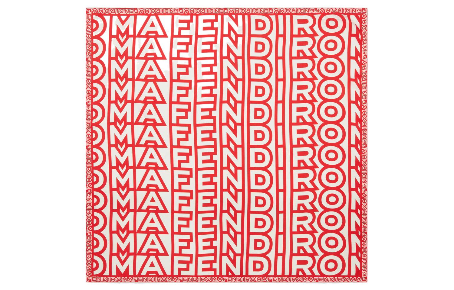 FENDI Шёлковый шарф женский красно-белый, Red/White
FENDI Шёлковый шарф женский красно-белый, Red/White