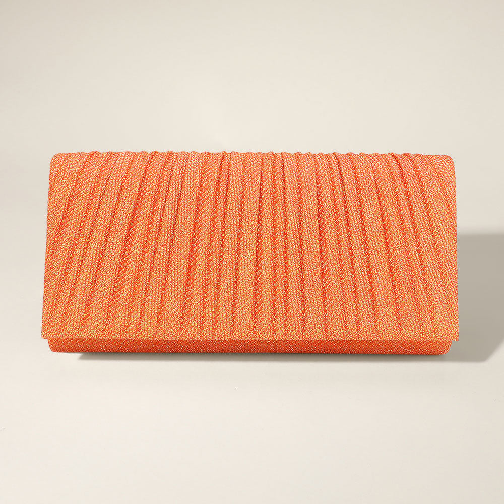 Складчатая блестящая вечерняя сумочка-клатч через плечо FASHNZFAB
Складчатая блестящая вечерняя сумочка-клатч через плечо FASHNZFAB