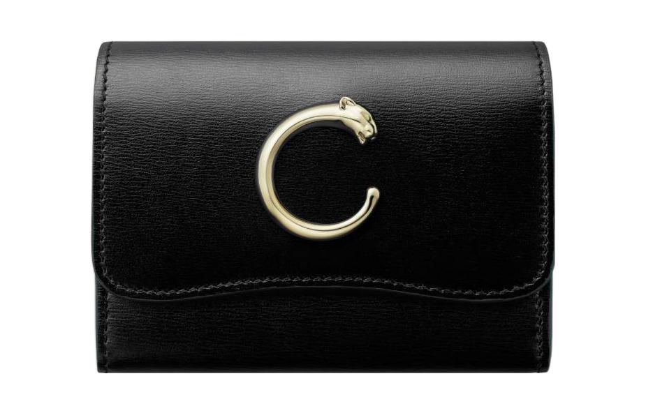 Cartier Мини-кошелек Panthère из телячьей кожи, женский, черный
Cartier Мини-кошелек Panthère из телячьей кожи, женский, черный