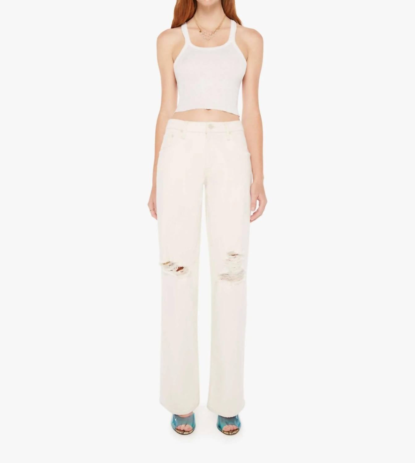 Джинсы с низкой посадкой и расклешенными штанинами In Natural Acts Mother, Natural Acts
Джинсы с низкой посадкой и расклешенными штанинами In Natural Acts Mother, Natural Acts