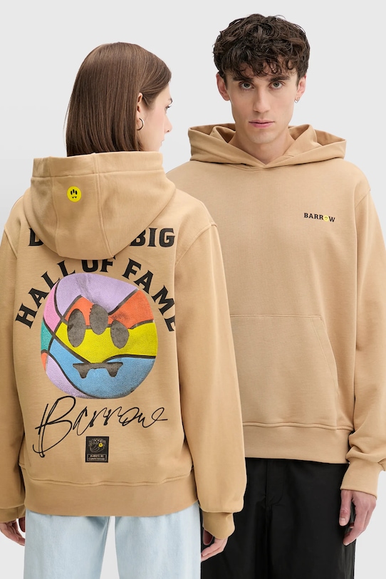 Хлопковая толстовка Barrow, бежевый
Хлопковая толстовка Barrow, бежевый