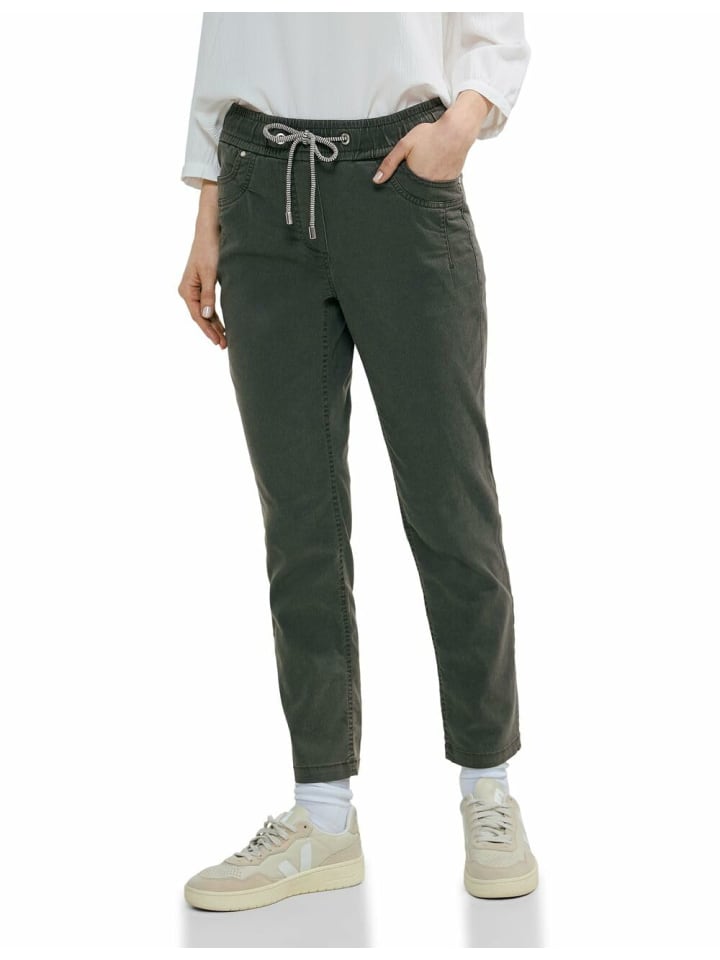 Cecil Женские брюки оливкового цвета
Cecil Женские брюки оливкового цвета