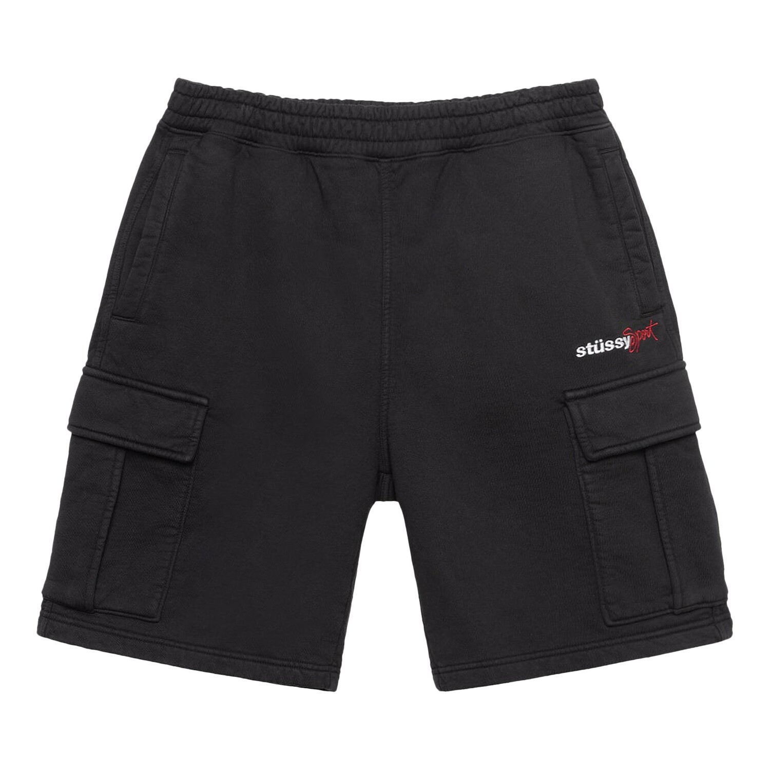 Флисовые шорты-карго Stussy Sport, цвет черный
Флисовые шорты-карго Stussy Sport, цвет черный