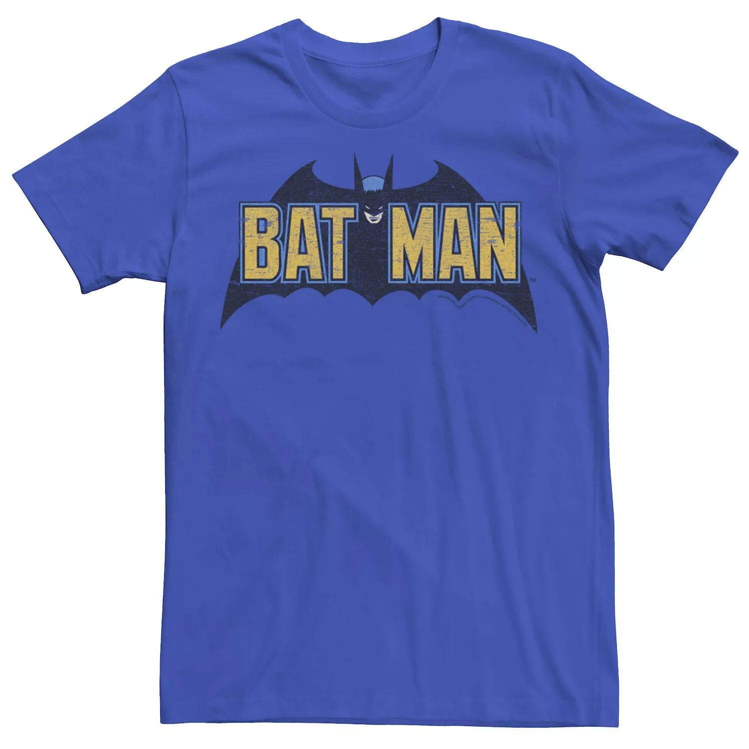 Мужская футболка с винтажным текстовым логотипом DC Comics Batman Licensed Character
Мужская футболка с винтажным текстовым логотипом DC Comics Batman Licensed Character