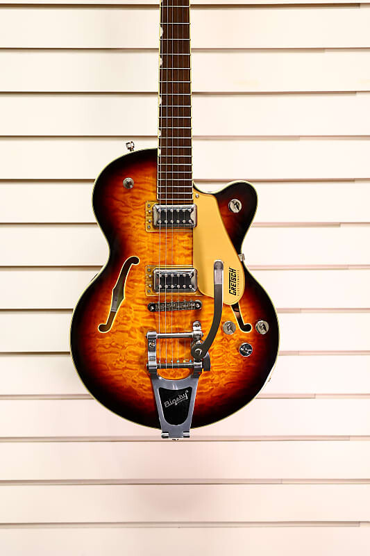 Электрогитара Gretsch G5655T-QM Electromatic Center Block Jr. 2023 - Sweet Tea
Электрогитара Gretsch G5655T-QM Electromatic Center Block Jr. 2023 - Sweet Tea