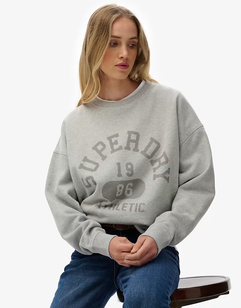 Свободная толстовка Athletic essentials в сером меланжевом цвете Superdry
Свободная толстовка Athletic essentials в сером меланжевом цвете Superdry
