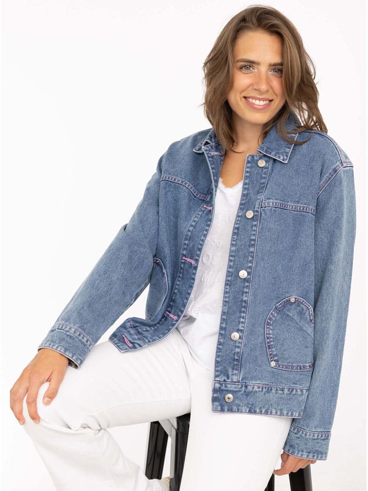 Zwillingsherz Джинсовая куртка "Сердце" синего цвета
Zwillingsherz Джинсовая куртка "Сердце" синего цвета