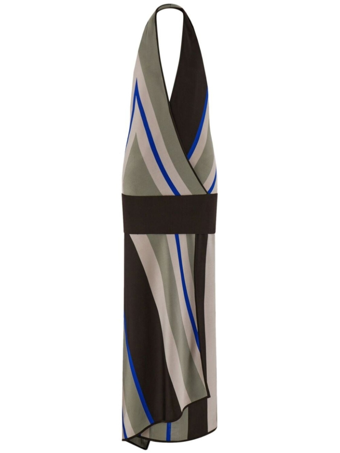 Ferragamo трикотажное платье асимметричного кроя в полоску, коричневый
Ferragamo трикотажное платье асимметричного кроя в полоску, коричневый