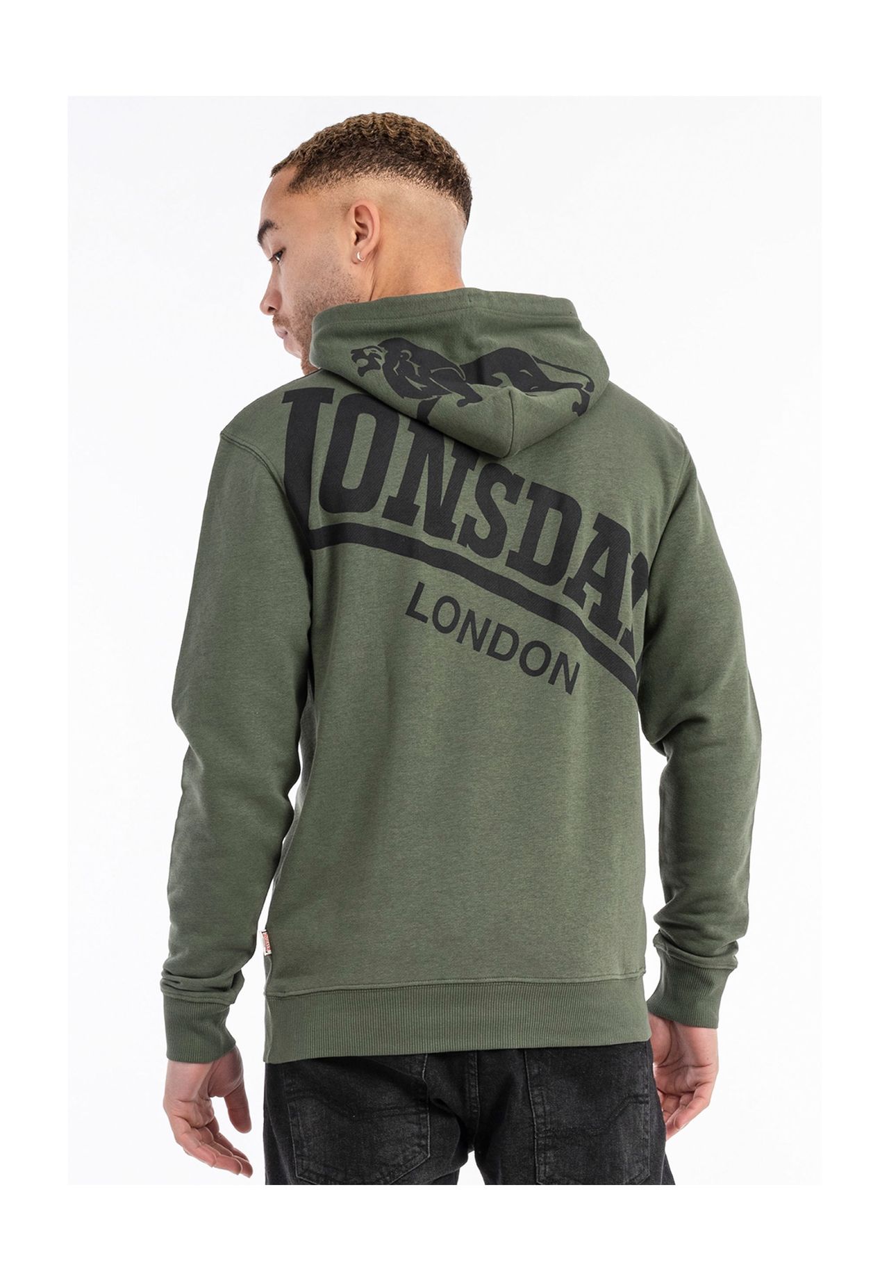 Мужская толстовка с капюшоном обычного кроя MAYWICK LONSDALE, оливково-черный
Мужская толстовка с капюшоном обычного кроя MAYWICK LONSDALE, оливково-черный