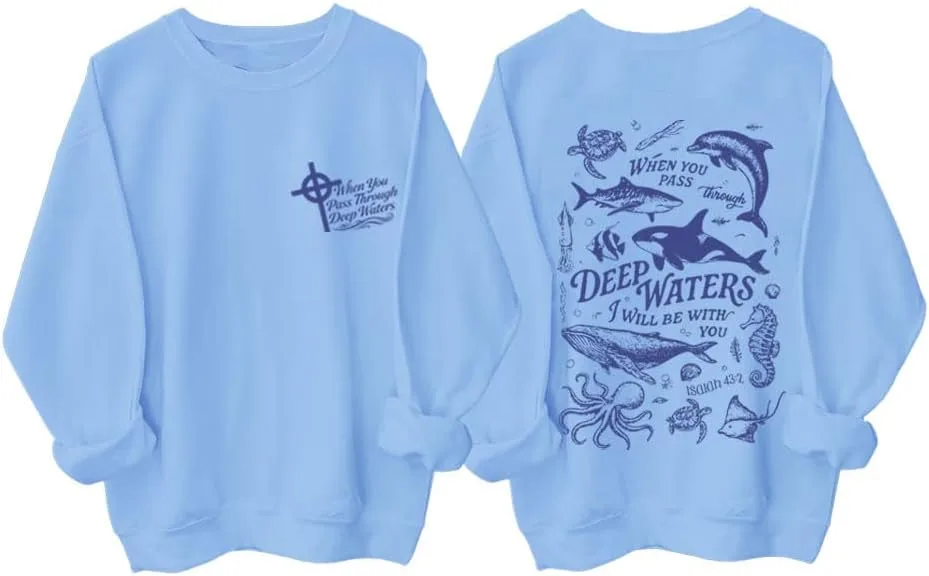 Толстовка When You Pass Through Deep Waters с длинными рукавами Kzggs
Толстовка When You Pass Through Deep Waters с длинными рукавами Kzggs