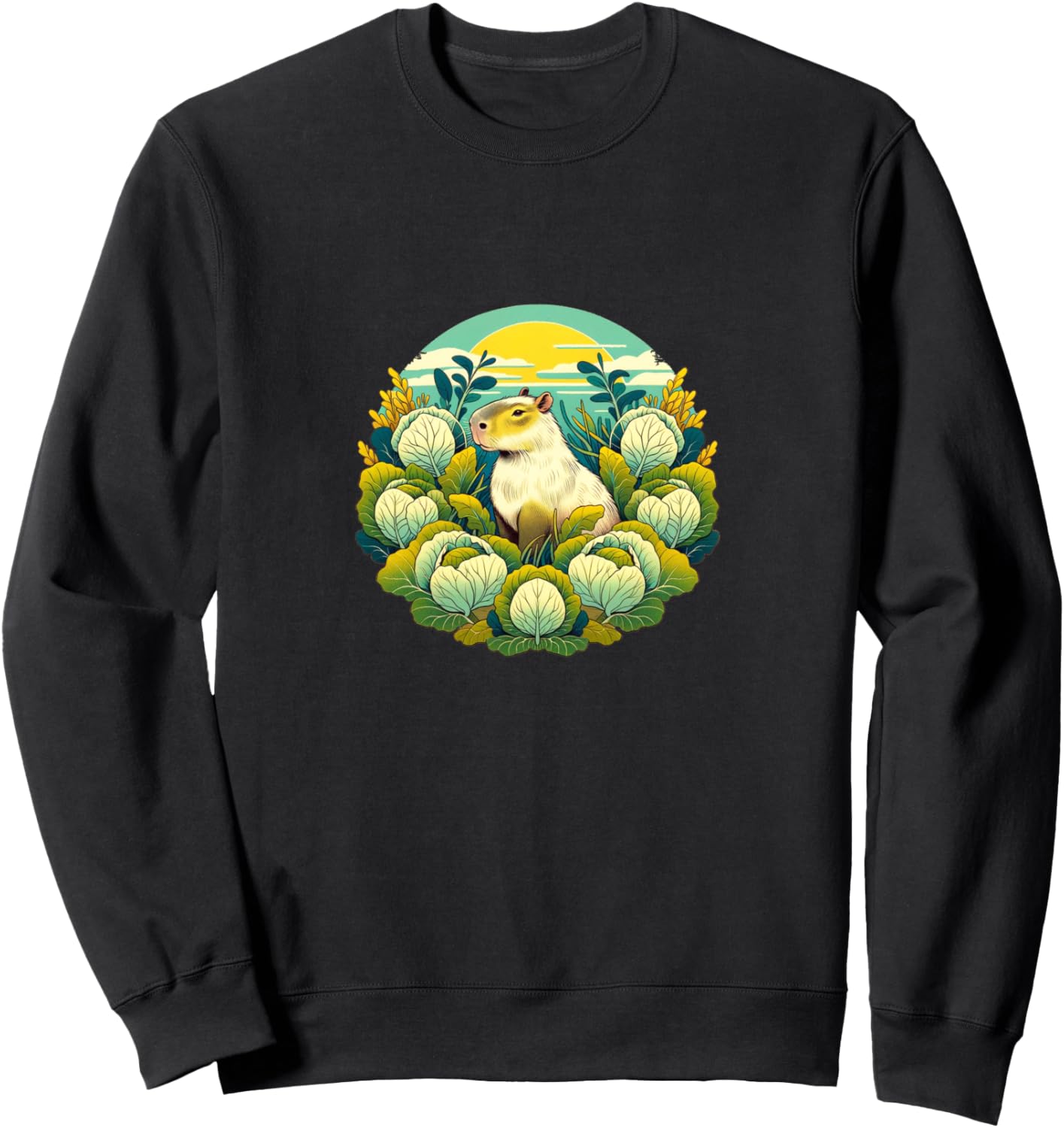 Ретро Капибара Арт. Капибара Дизайн. Толстовка Capybara Cabbage Snugg, черный
Ретро Капибара Арт. Капибара Дизайн. Толстовка Capybara Cabbage Snugg, черный