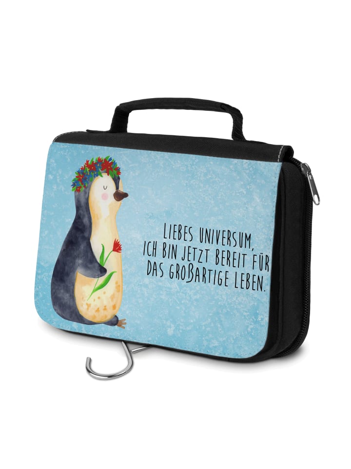 Mr. & Mrs. Panda Косметичка с пингвинами, цветами и надписью, нежно-голубого цвета
Mr. & Mrs. Panda Косметичка с пингвинами, цветами и надписью, нежно-голубого цвета