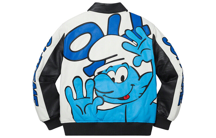 Куртка Supreme x Smurfs, черный / белый
Куртка Supreme x Smurfs, черный / белый