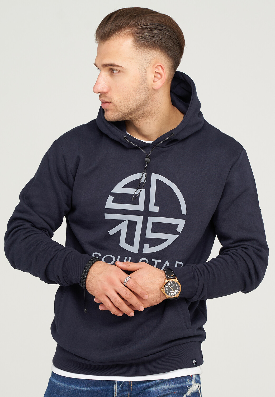 Толстовка SOULSTAR Hoodie CARDIFF, темно-синий 
Толстовка SOULSTAR Hoodie CARDIFF, темно-синий