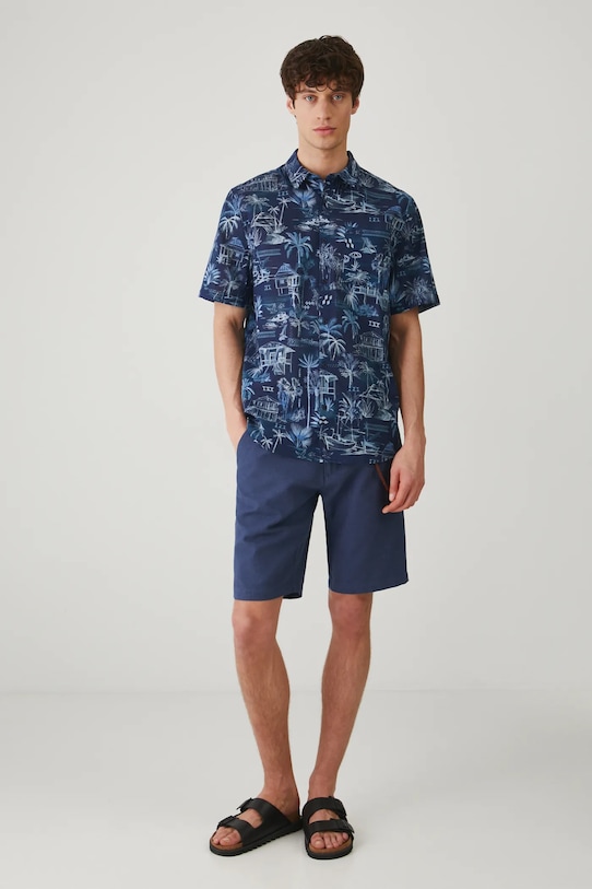 Хлопковая рубашка Medicine, темно-синий
Хлопковая рубашка Medicine, темно-синий