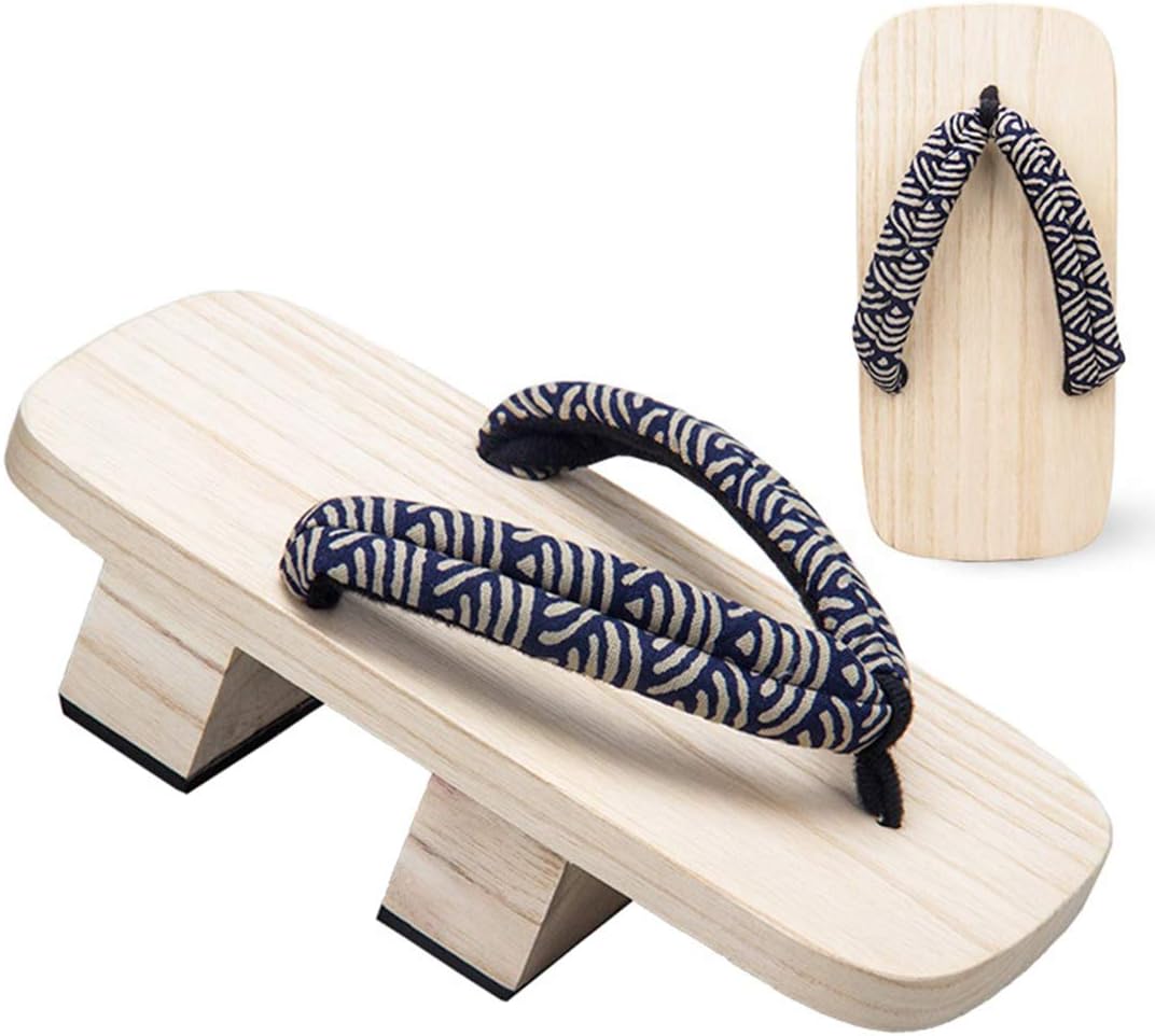 Ez-sofei Мужские японские традиционные косплей сабо Деревянные сандалии Гэта, синий
Ez-sofei Мужские японские традиционные косплей сабо Деревянные сандалии Гэта, синий