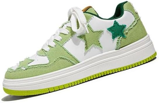 Мужские модные кроссовки Star с шнуровкой, спортивные кроссовки, удобная обувь для ходьбы, повседневные скейт-кеды, низкие теннисные кроссовки Odipon, зеленый
Мужские модные кроссовки Star с шнуровкой, спортивные кроссовки, удобная обувь для ходьбы, повседневные скейт-кеды, низкие теннисные кроссовки Odipon, зеленый