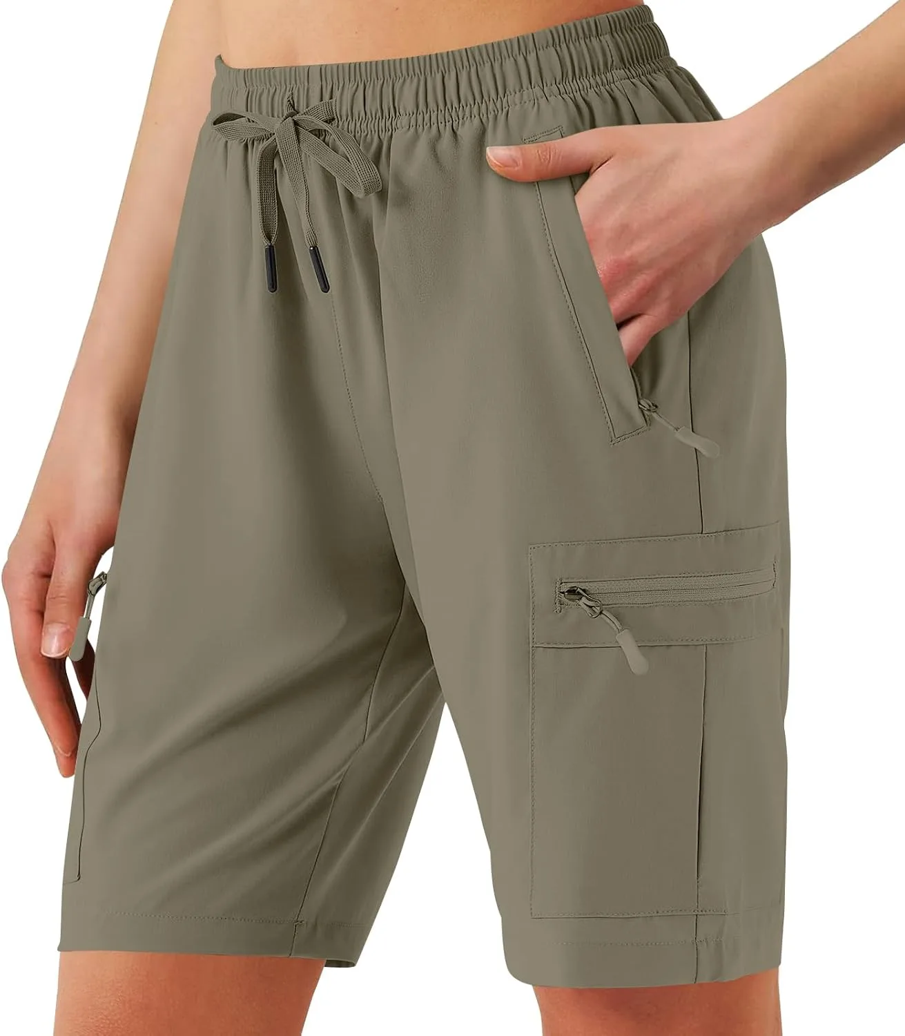 Женские карго шорты с кулиской Quick Dry для хайкинга FULILYEO
Женские карго шорты с кулиской Quick Dry для хайкинга FULILYEO