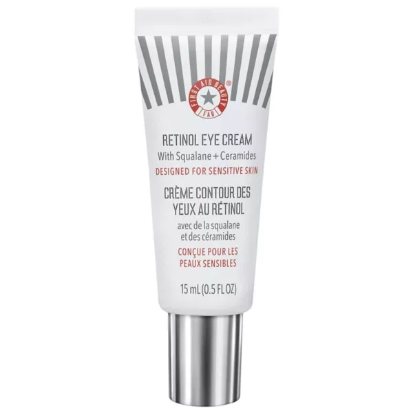 Крем для глаз с ретинолом, скваланом и керамидами First Aid Beauty
Крем для глаз с ретинолом, скваланом и керамидами First Aid Beauty
